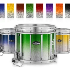 Pearl Championship CarbonCore Varsity FFX Marching Snare Drum Fade Top Finish 13 x 11 in. Blue Silver #963