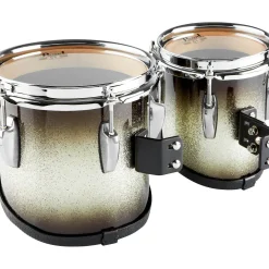 Pearl Championship CarbonCore Marching Tenor Drum Sonic Cut 6 in. Black Silver Burst #368