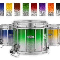 Pearl Championship Maple Varsity FFX Marching Snare Drum Fade Top Finish 14 x 12 in. Orange Silver #980