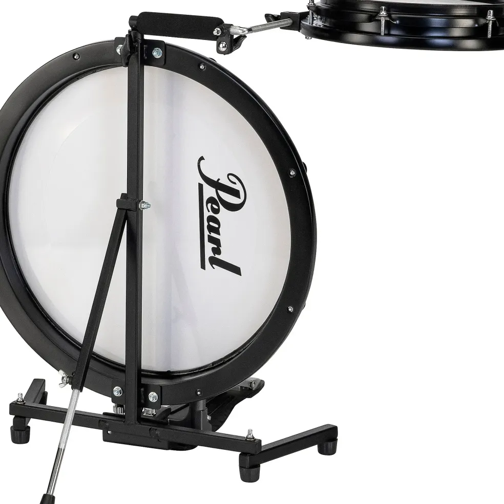Pearl Compact Traveler 2-Piece Drum Kit With Bag Black