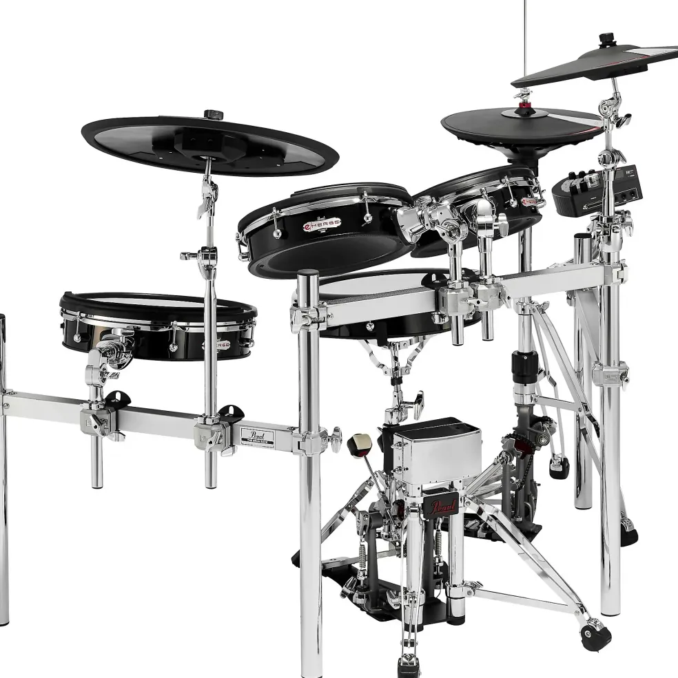Pearl e/MERGE e/TRADITIONAL Electronic Drum Set Powered by KORG Jet Black