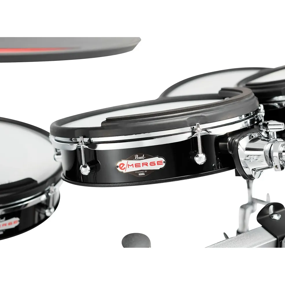 Pearl e/MERGE e/TRADITIONAL Electronic Drum Set Powered by KORG Jet Black