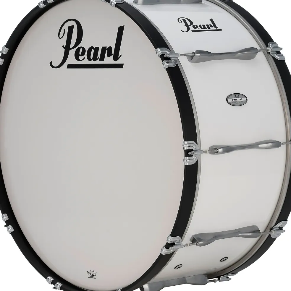 Pearl Finalist 30" Bass Drum 30 x 14 in. Pure White
