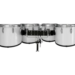 Pearl Finalist FMTB0234 Marching Tenor Set 10, 12, 13, 14 in. Pure White