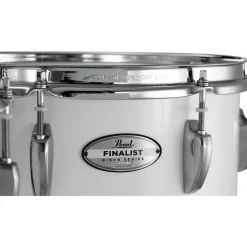 Pearl Finalist Marching Tenor Set 6, 6, 10, 12, 13, 14 in. Pure White