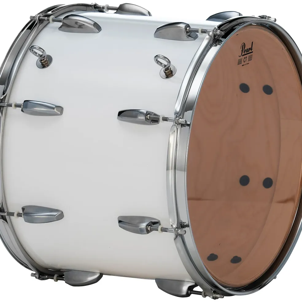 Pearl Finalist Traditional 15" Tenor Drum 15 x 12 in. Pure White