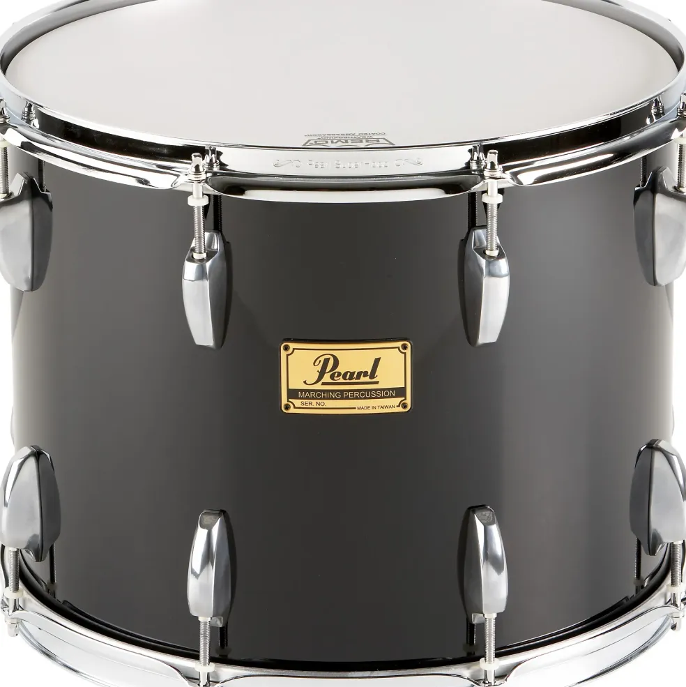 Pearl Maple Traditional Tenor Drum with Championship Lugs Pure White (#33) 16x14