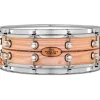 Pearl Music City Custom Solid Shell Snare Ash with Boxwood-Rose Inlay 14 x 5 in.