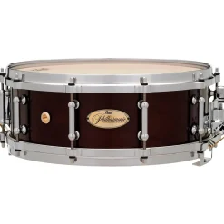Pearl Philharmonic Maple Snare Drum 14 x 5 in. High Gloss Walnut Bordeaux