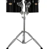 Pearl PTE Concert Series Single Head 10" & 12" Tom Set With BT3 & 7/8" Receiver and T895 Stand 10 x 10 in., 12 x 10 in. Midnight Black