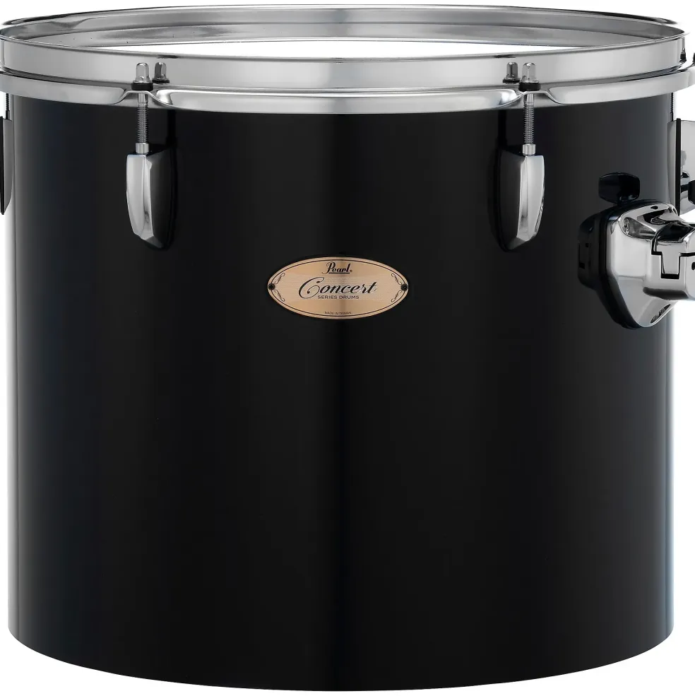 Pearl PTE Concert Series Single Head 14" Tom With BT3 & 7/8" Receiver 14 x 12 in. Midnight Black