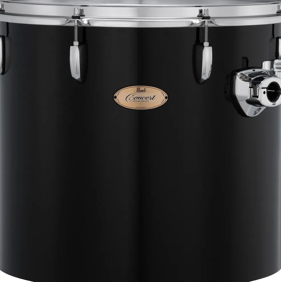 Pearl PTE Concert Series Single Head 16" Tom With BT3 & 7/8" Receiver 16 x 14 in. Midnight Black