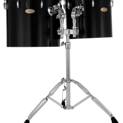 Pearl PTE Concert Series Single Head 13" & 14" Tom Set With BT3 & 7/8" Receiver and T895 Stand 13 x 11 in. , 14 x 12 in. Midnight Black