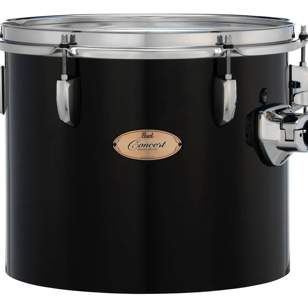 Pearl PTE Concert Series Single Head 12" Tom With BT3 & 7/8" Receiver 12 x 10 in. Midnight Black