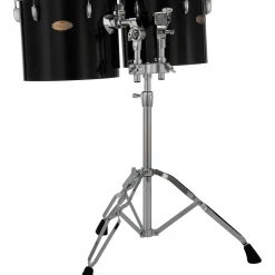 Pearl PTE Concert Series Single Head 12" & 13" Tom Set With BT3 & 7/8" Receiver and T895 Stand 12 x 10 in., 13 x 11 in. Midnight Black