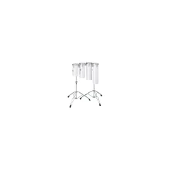 Pearl Quarter Tom Sets Concert Drums 18 x 6 and 21 x 6 in. with Stand In Artic White