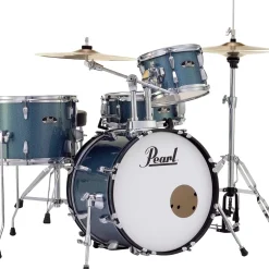 Pearl Roadshow 4-Piece Jazz Drum Set Aqua Blue Glitter