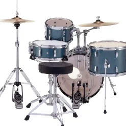 Pearl Roadshow 4-Piece Jazz Drum Set Aqua Blue Glitter