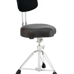Pearl Roadster D3500BR Multi-Core Saddle Throne w/Backrest Black