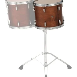 Pearl Symphonic Maple Double Head Tom with R2 Air System & L-Arm Receiver 14 x 12 in. Matte Walnut Lacquer