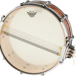 Pearl Symphonic Maple Snare Drum with Multi-Timbre Strainer Artisan II Natural Feathered Walnut (#468) 14x5.5