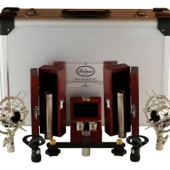 Peluso Microphone Lab P-84 SK Stereo Kit with Two Solid State Small Diaphragm Condenser Microphones Nickel