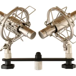 Peluso Microphone Lab P-84 SK Stereo Kit with Two Solid State Small Diaphragm Condenser Microphones Nickel