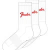 Perri's Fender Classic Crew Socks White/Red