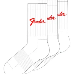 Perri's Fender Classic Crew Socks White/Red