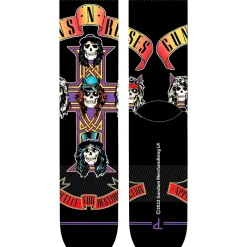 Perri's Guns and Roses Crew Socks Black