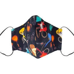 Perri's Washable Cotton Face Mask Black
