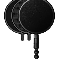 Pop Audio Pop Filter Studio Set Black