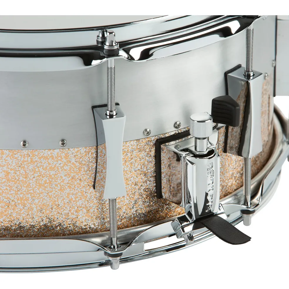 Pork Pie Aluminum Maple Hybrid Snare Drum 14 x 6.5 in. Champagne Sparkle