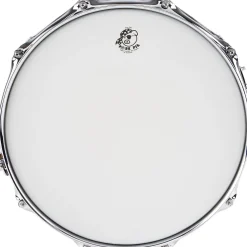 Pork Pie Big Black Brass Snare Drum With Tube Lugs and Chrome Hardware Black 14 x 6.5 in.