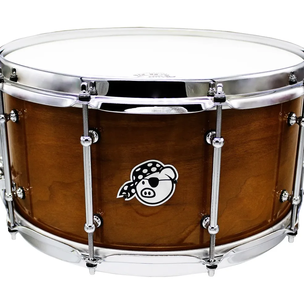 Pork Pie Cherry Bubinga Cherry Pie Snare Drum 14 x 7 in.