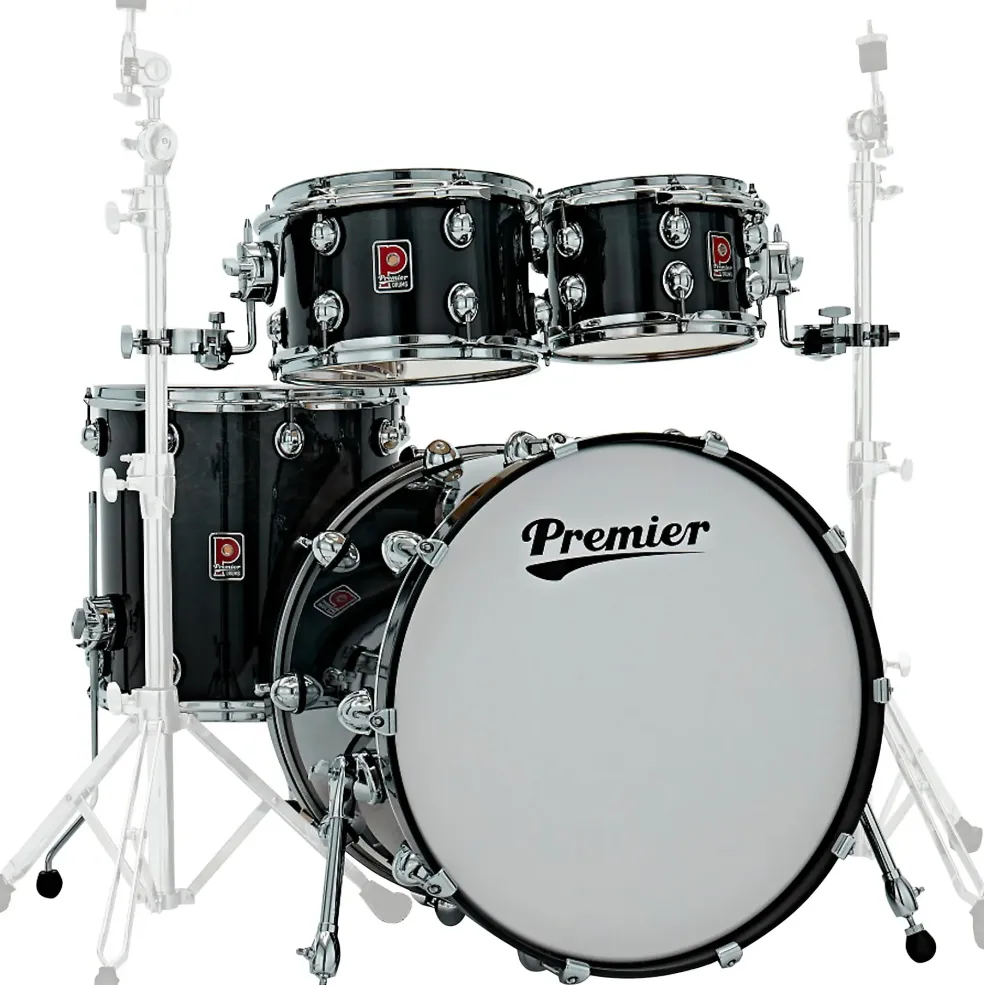 Premier Genista Classic Birch 4-Piece Shell Pack With 22" Bass Drum Shadow Fade