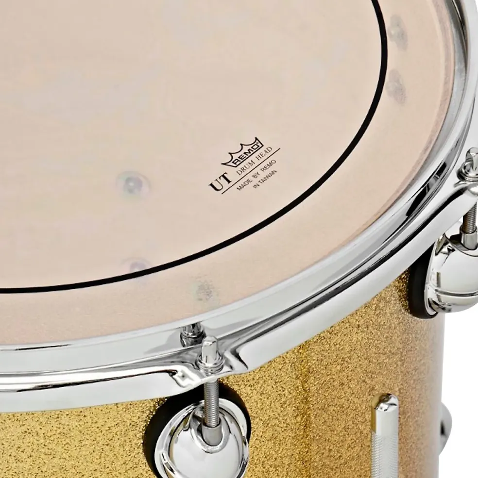 Premier Genista Heritage Birch 3-Piece Shell Pack With 18" Bass Drum Gold Sparkle
