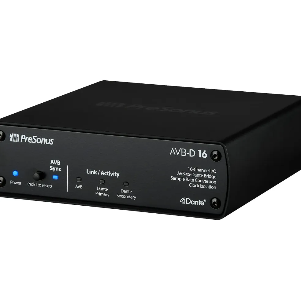 PreSonus 16 Channel I/O AVB to Dante Bridge