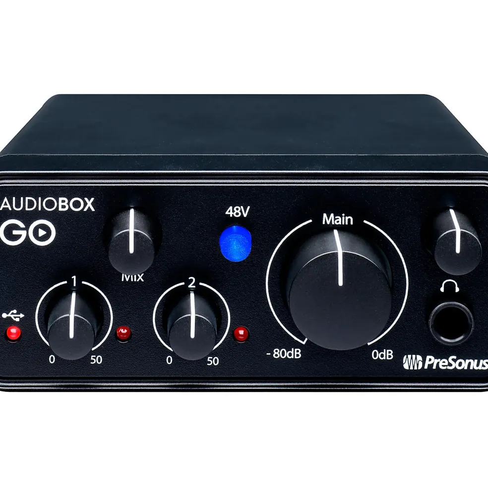 PreSonus AudioBox GO Mobile 2x2 USB Audio Interface