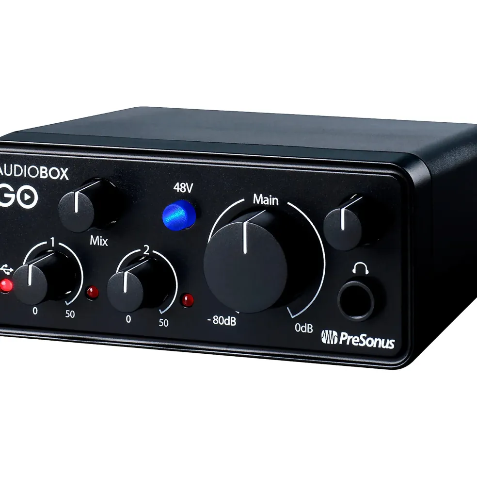 PreSonus AudioBox GO Mobile 2x2 USB Audio Interface