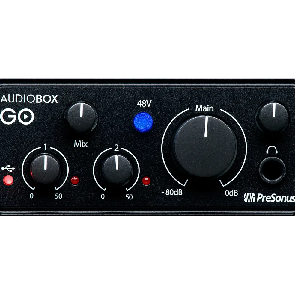 PreSonus AudioBox GO Mobile 2x2 USB Audio Interface