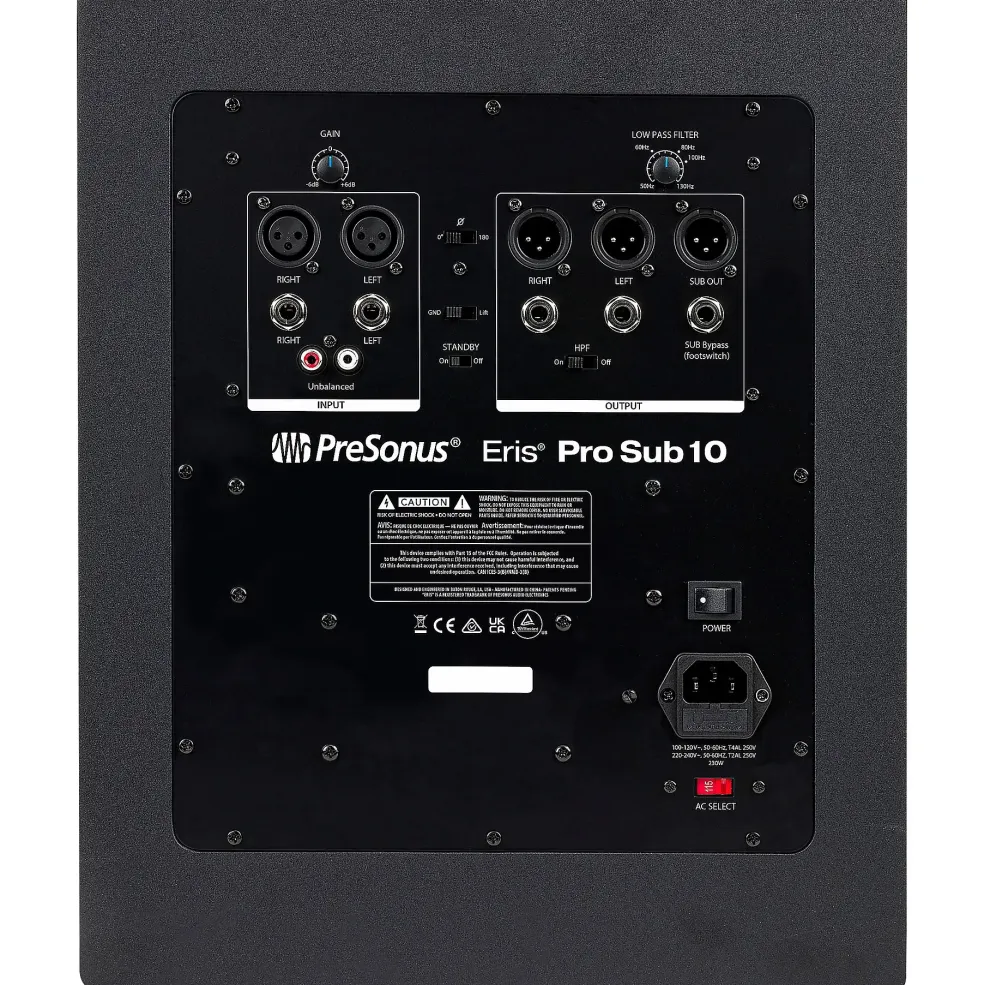 PreSonus Eris Pro Sub 10 (2nd Gen) Studio Subwoofer