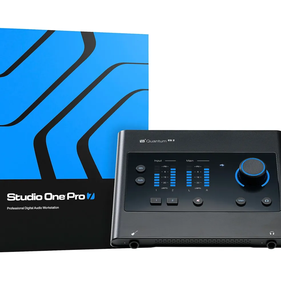 PreSonus Quantum ES 2 USB-C 2 x 2 Audio Interface With 6-Month Studio One+ Membership Included