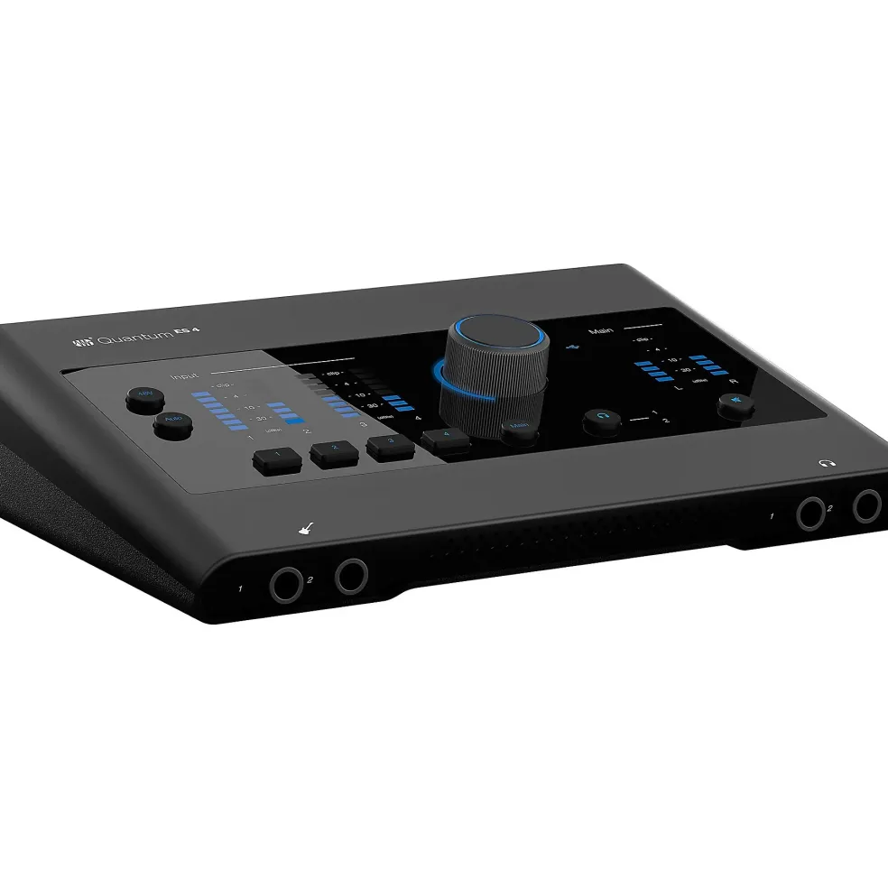 PreSonus Quantum ES4 Audio Interface with Adam Audio T Series Studio Monitor Pair (Cables & Stands Included) T5