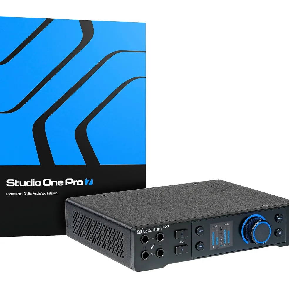 PreSonus Quantum HD 2 USB-C 20x24 Audio Interface With Studio One Pro & 12-Month Studio One+ Hybrid Membership Included
