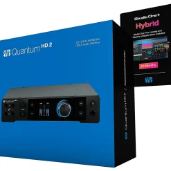 PreSonus Quantum HD2 Audio Interface With JBL 3 Series Studio Monitor Pair (Cables & Stands Included) 308MKII