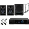 PreSonus Quantum HD2 Audio Interface with Eris 2nd Gen Studio Monitor Pair & SUB8BT (Cables & Stands Included)