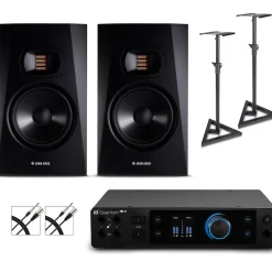 PreSonus Quantum HD2 Audio Interface with Adam Audio T Series Studio Monitor Pair (Cables & Stands Included) T7