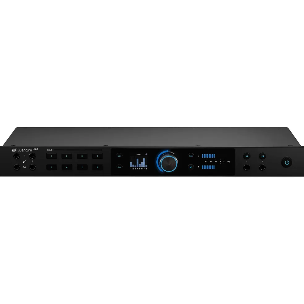 PreSonus Quantum HD8 Audio Interface with Eris Pro 2nd Gen Studio Monitor Pair (Stands & Cables Included) Pro6