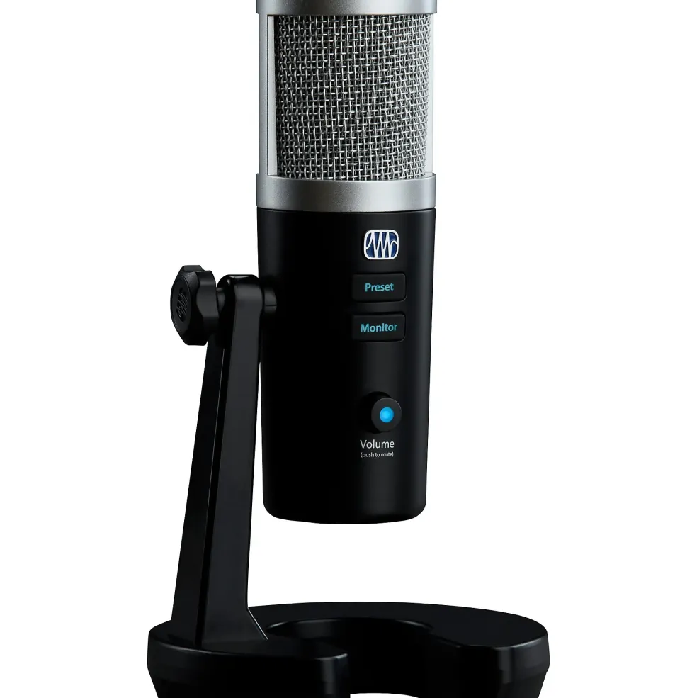 PreSonus Revelator USB-C Compatible Microphone With StudioLive Black
